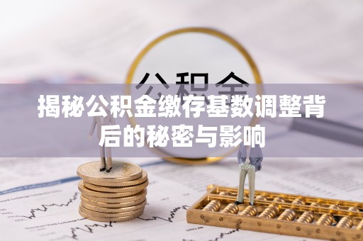临桂揭秘公积金缴存基数调整背后的秘密与影响